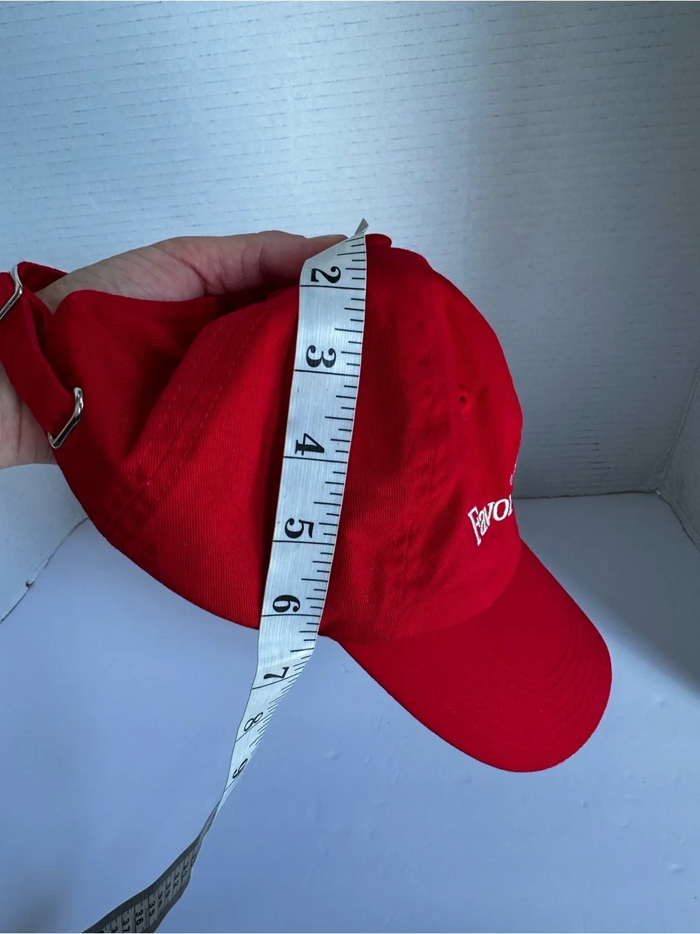 Favorite Daughter Women’s Red & White Nobody Wants This Adjustable Baseball Cap